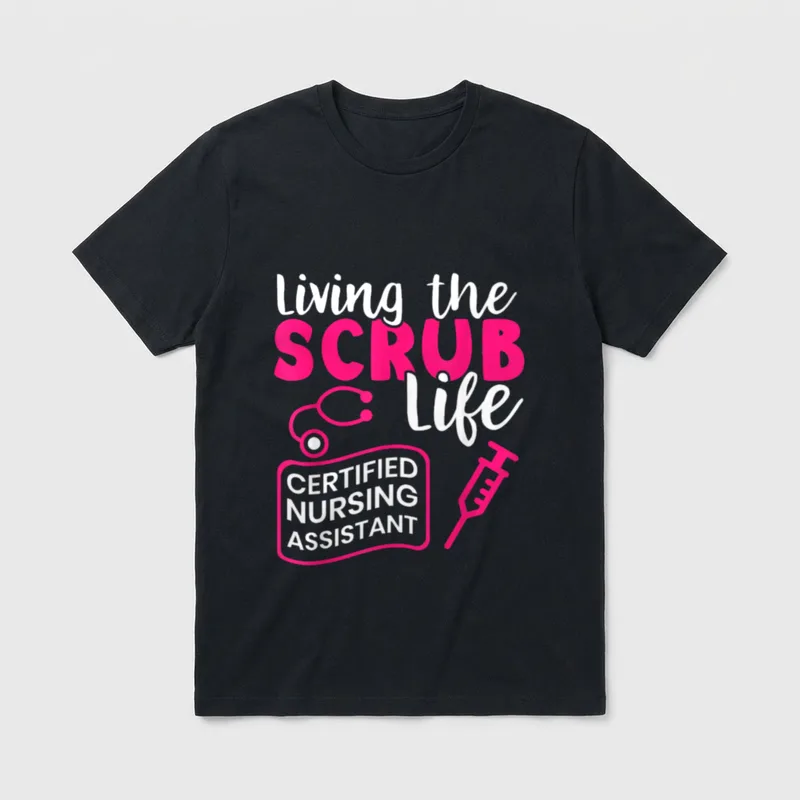 Certified Nursing Assistant CNA T-Shirt – Classic T-Shirt in Black