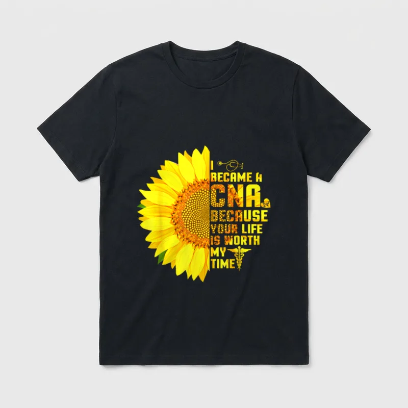 Certified Nursing Assistant CNA Nurse T-Shirt – Classic T-Shirt in Black