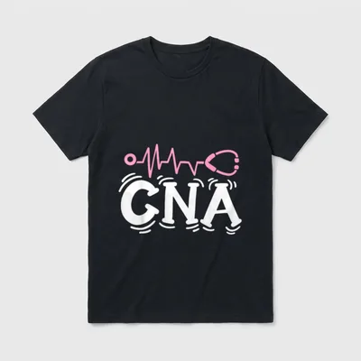 CNA Certified Nursing Assistant Lightweight T-Shirt – Classic T-Shirt in Black