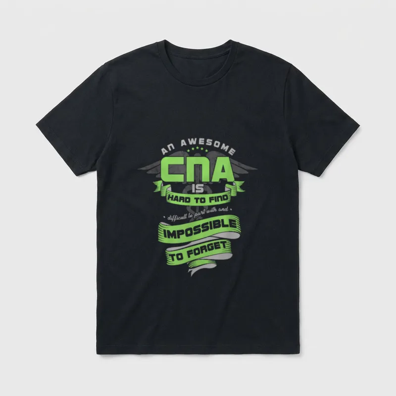 Awesome CNA Certified Nursing Assistant Medical T-Shirt – Classic T-Shirt in Black