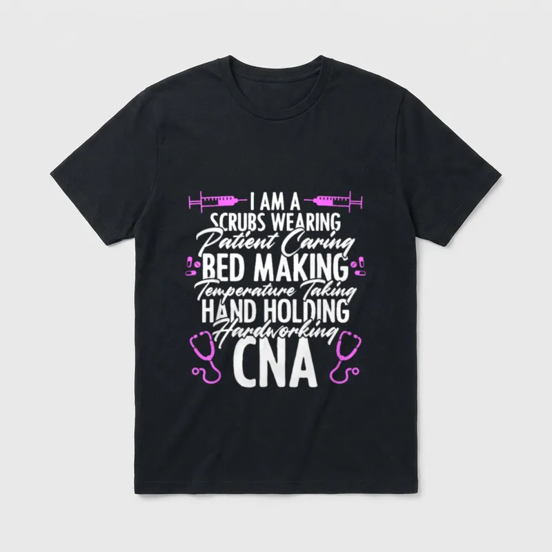 CNA Life Nursing for Certified Education T-Shirt – Classic T-Shirt in Black