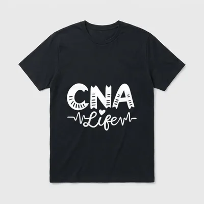 CNA Certified Nursing Assistant Life Career T-Shirt – Classic T-Shirt in Black