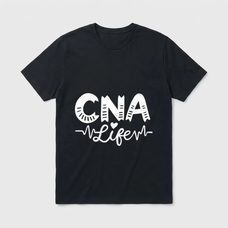 CNA Certified Nursing Assistant Life Career T-Shirt – Classic T-Shirt in Black