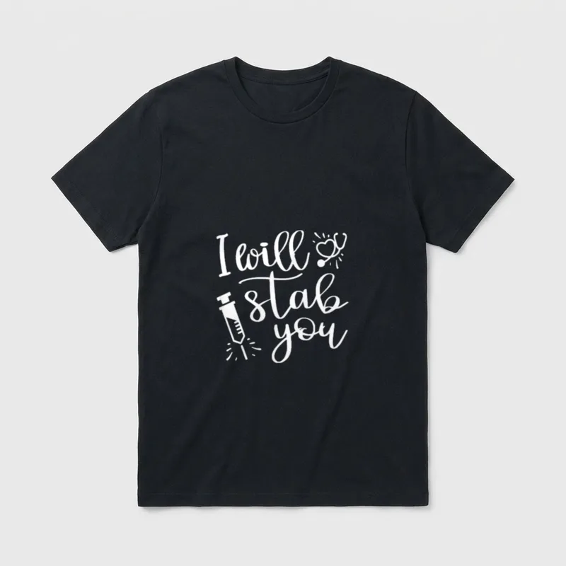 Funny Medical Worker Nurse CNA T-Shirt – Classic T-Shirt in Black