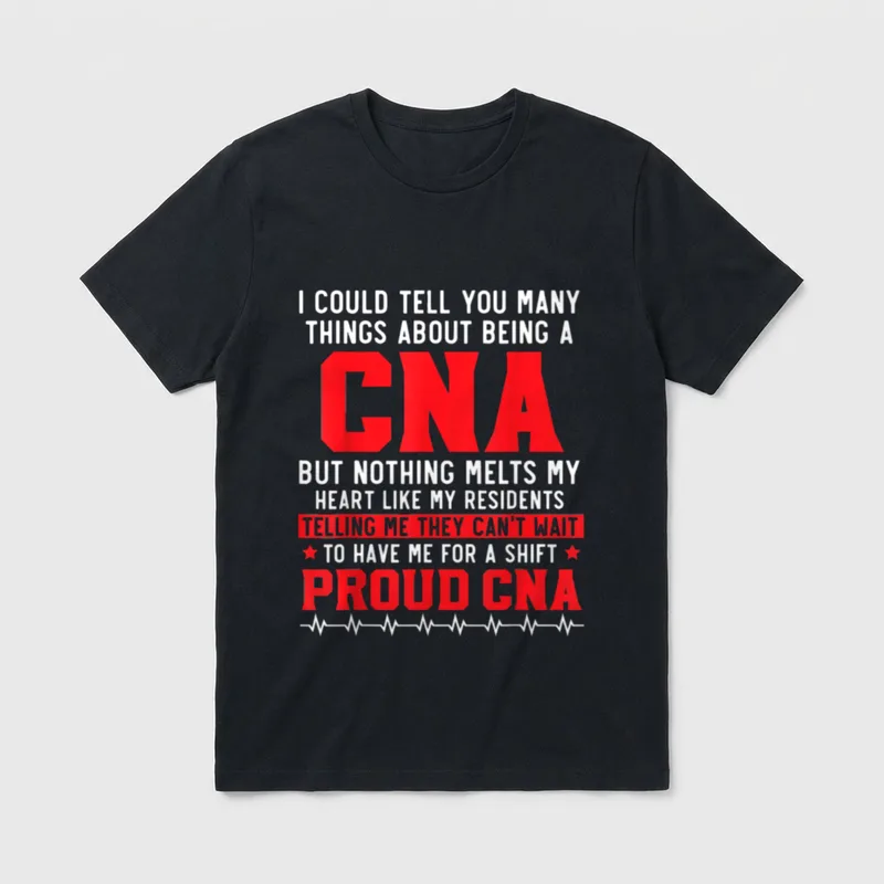 Certified Nursing Assistant Medical Worker CNA T-Shirt – Classic T-Shirt in Black