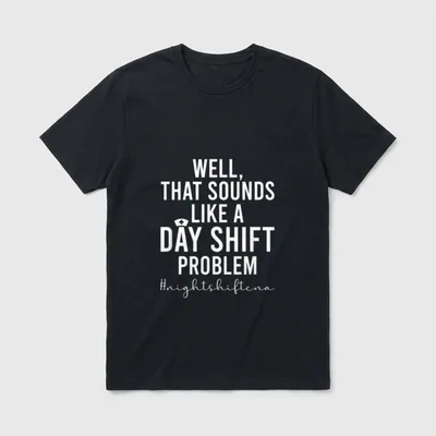 Night Shift CNA Funny Certified Nursing T-Shirt – Classic T-Shirt in Black