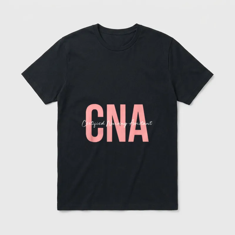 CNA Certified Nursing Assistant Medical Registered T-Shirt – Classic T-Shirt in Black