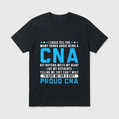 Certified Nursing Assistant Medical Worker Who T-Shirt – Classic T-Shirt in Black