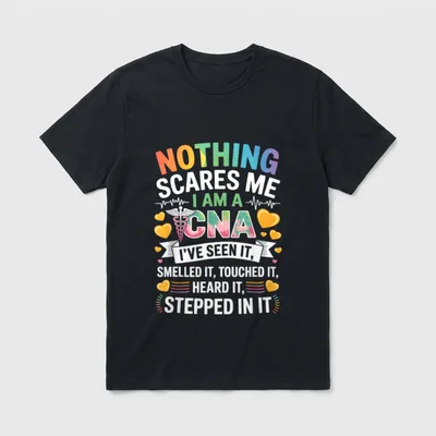 CNA Nurse Certified Assistant Nothing T-Shirt – Classic T-Shirt in Black