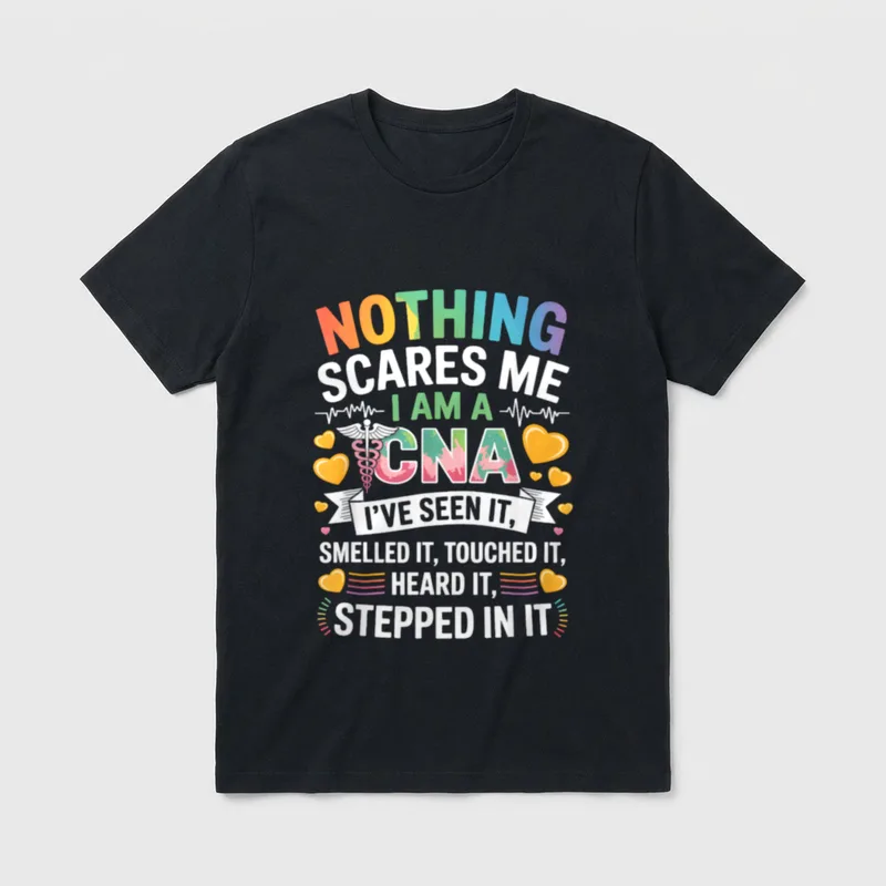 CNA Nurse Certified Assistant Nothing T-Shirt – Classic T-Shirt in Black