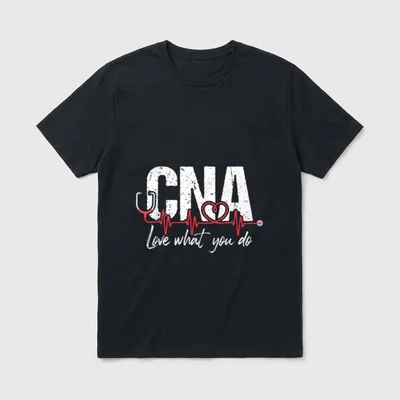 Certified Nursing Assistant Nurse T-Shirt – Classic T-Shirt in Black