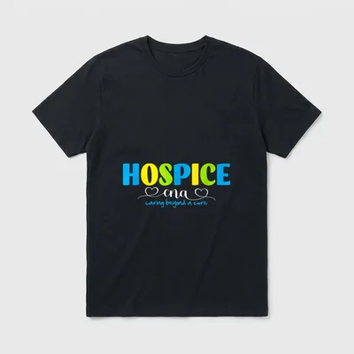 Hospice CNA Certified Nursing Assistant T-Shirt – Classic T-Shirt in Black