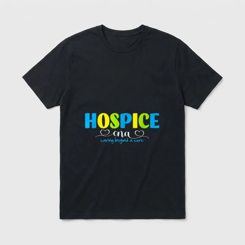 Hospice CNA Certified Nursing Assistant T-Shirt – Classic T-Shirt in Black