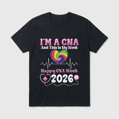 Happy CNA Week 2026 Certified Nursing T-Shirt – Classic T-Shirt in Black