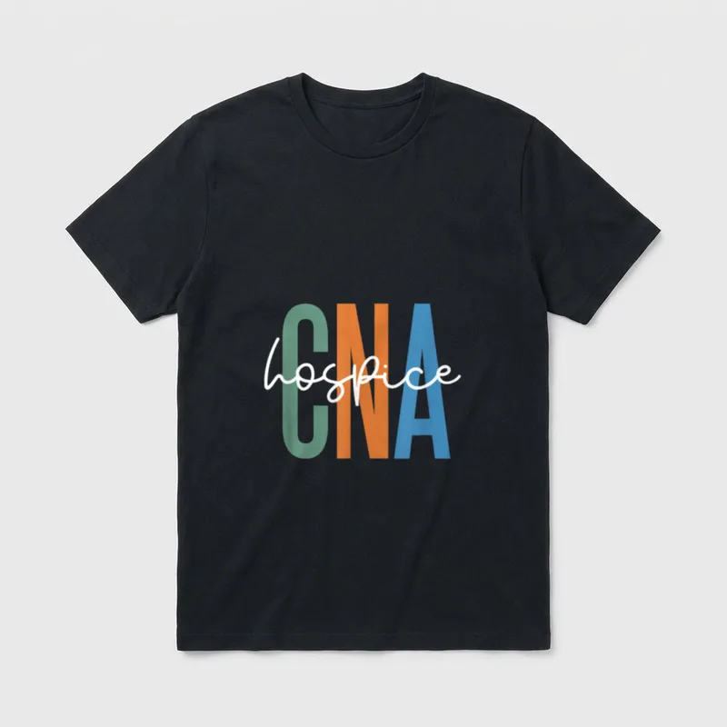 Hospice CNA Certified Nursing Assistant Aide T-Shirt – Classic T-Shirt in Black