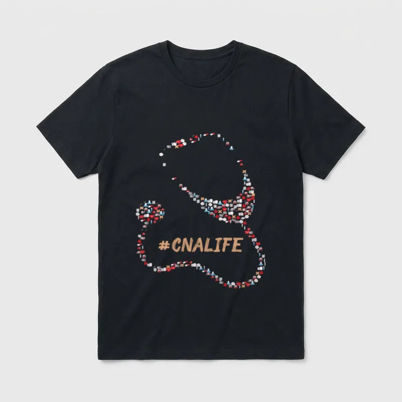 Cute Nurse for Hard Working Nurses T-Shirt – Classic T-Shirt in Black