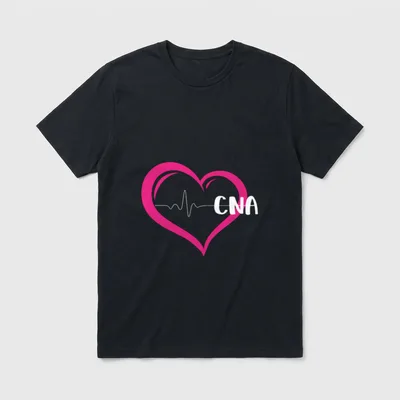 I Love Being a CNA Certified T-Shirt – Classic T-Shirt in Black