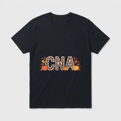 Autumn CNA Fall Certified Nursing Assistant T-Shirt – Classic T-Shirt in Black