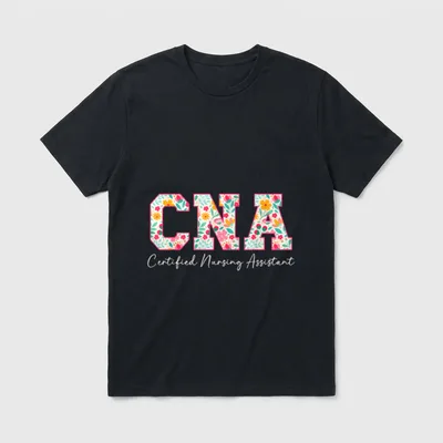 CNA Certified Nursing Assistant Nurse Awesome T-Shirt – Classic T-Shirt in Black