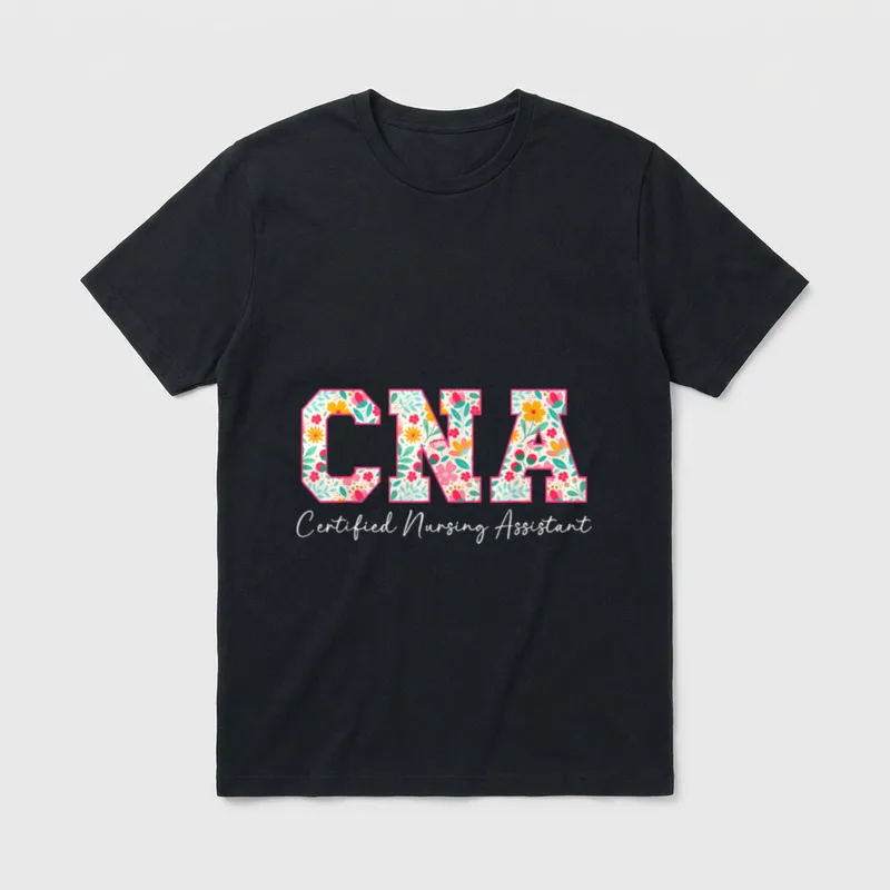 CNA Certified Nursing Assistant Nurse Awesome T-Shirt – Classic T-Shirt in Black