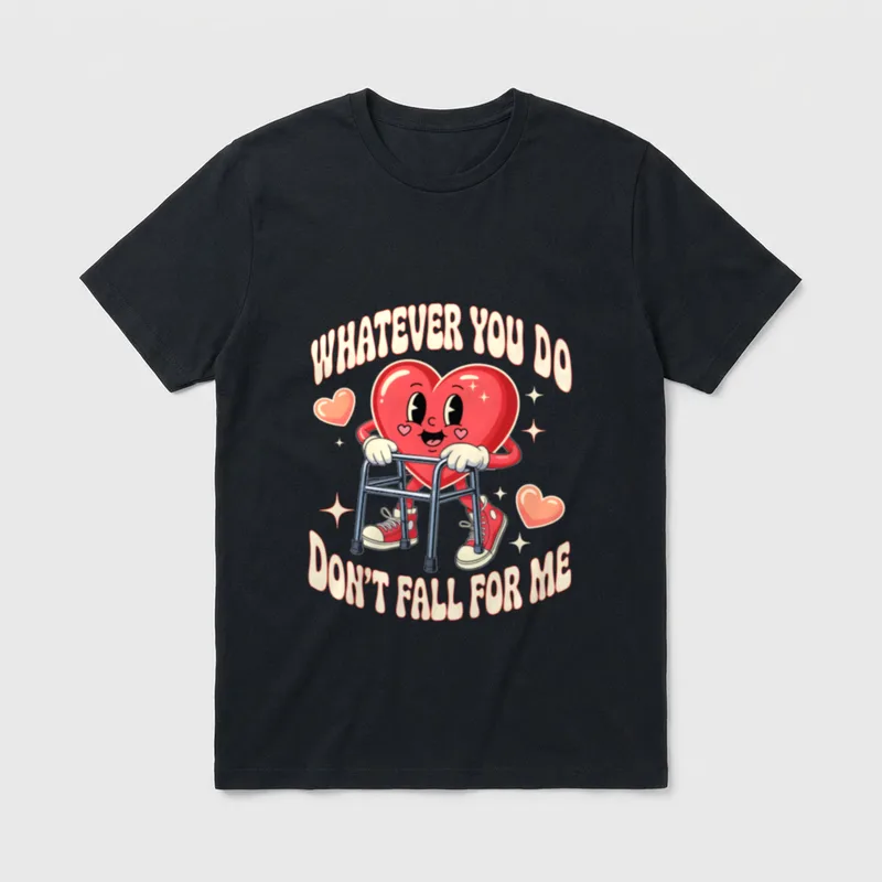 Dont Fall for Me Nurse RN T-Shirt – Classic T-Shirt in Black