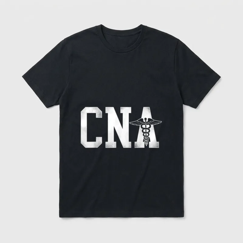 CNA Nurse Certified Nursing Assistant Reads T-Shirt – Classic T-Shirt in Black