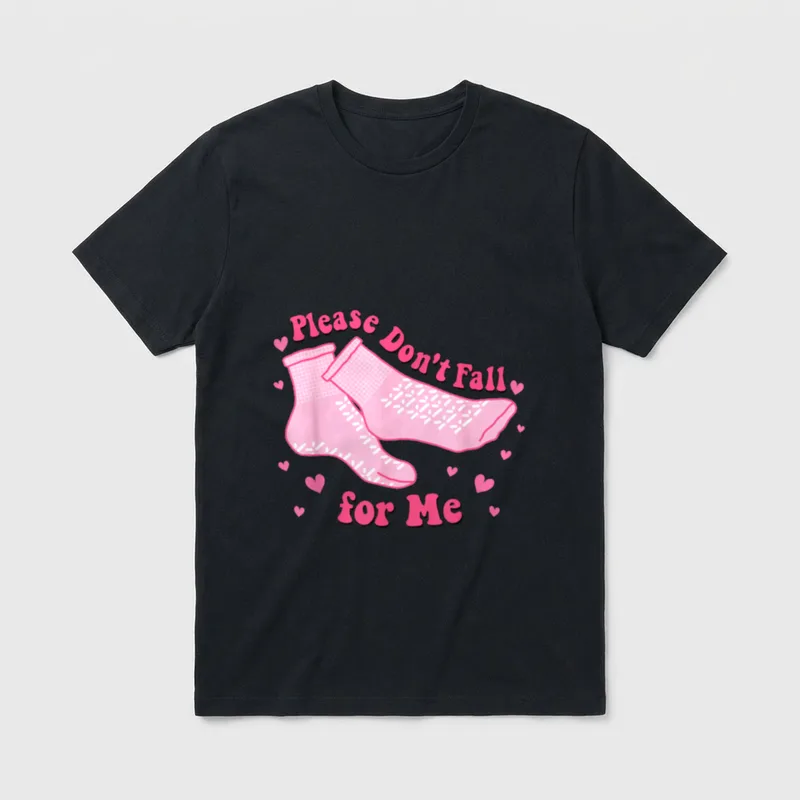Valentines Day Non Slip Socks Nurse T-Shirt – Classic T-Shirt in Black