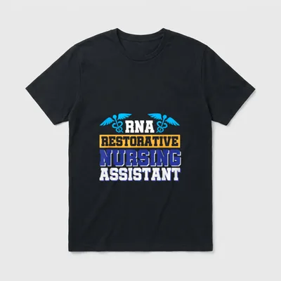 RNA Restorative Nursing Assistant T-Shirt – Classic T-Shirt in Black