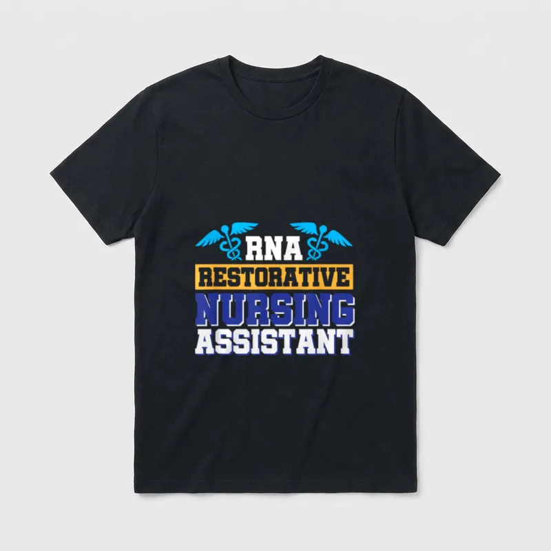 RNA Restorative Nursing Assistant T-Shirt – Classic T-Shirt in Black