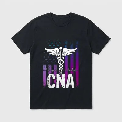 CNA Job Certified Nursing Assistant Lightweight T-Shirt – Classic T-Shirt in Black