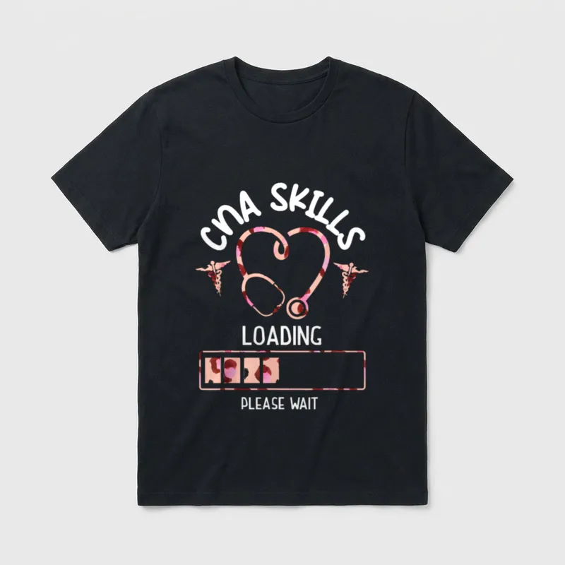 CNA Nurse Certified Nursing Assistant Skills T-Shirt – Classic T-Shirt in Black