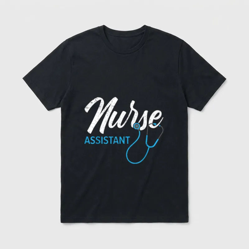 Nurse Assistant Certified Nursing Medical Provides T-Shirt – Classic T-Shirt in Black