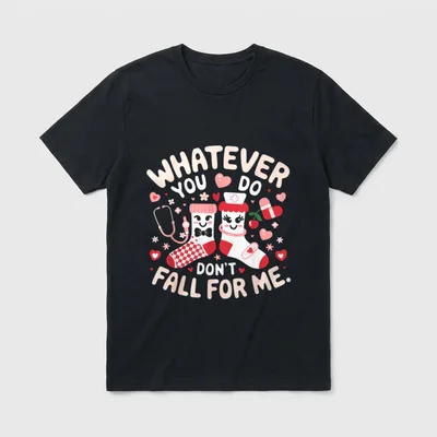 Valentine Whatever You Do Don Nurse T-Shirt – Classic T-Shirt in Black