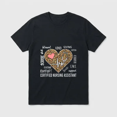 CNA Nurse Appreciation Certified Assistant During T-Shirt – Classic T-Shirt in Black
