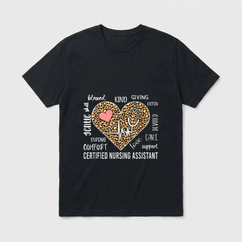 CNA Nurse Appreciation Certified Assistant During T-Shirt – Classic T-Shirt in Black
