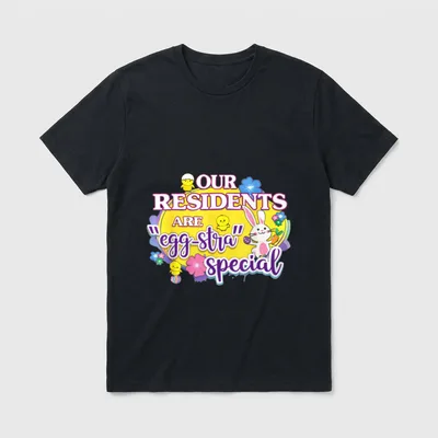 Eggstra Special Easter Caregiver CNA Nurse T-Shirt – Classic T-Shirt in Black