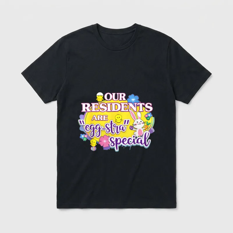 Eggstra Special Easter Caregiver CNA Nurse T-Shirt – Classic T-Shirt in Black