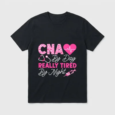 CNA Nurse Certified Nursing Assistant Day T-Shirt – Classic T-Shirt in Black