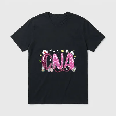 Easter Nurse Doctor Stethoscope Nurses CNA T-Shirt – Classic T-Shirt in Black