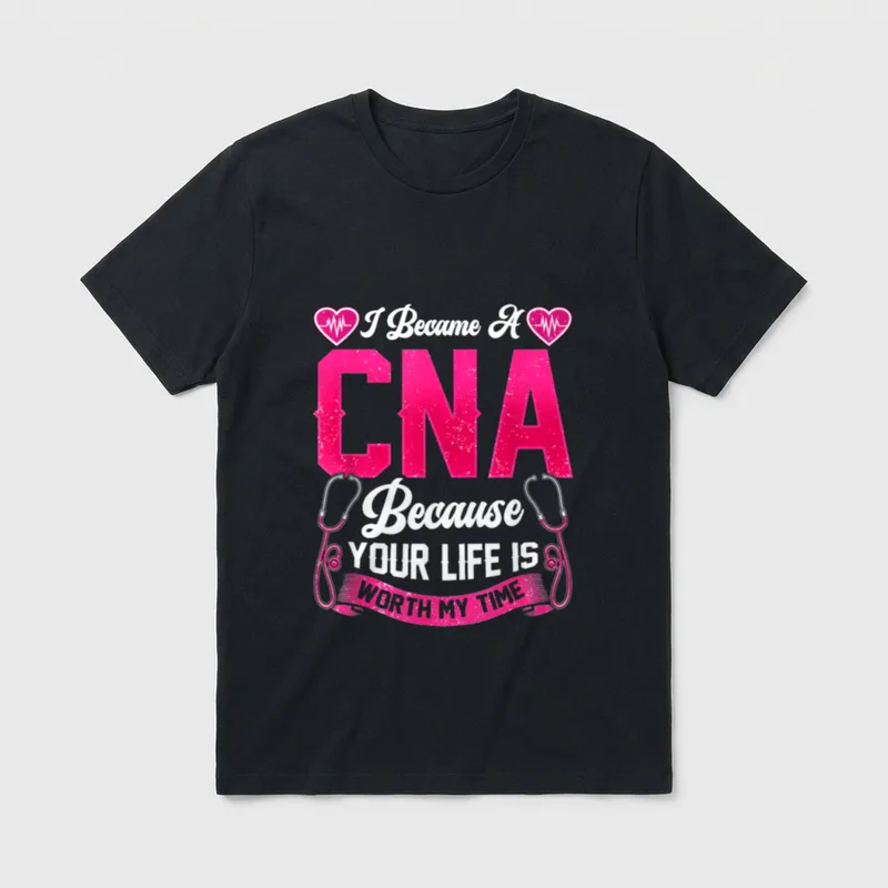 Certified Nursing Assistant CNA Classic T-Shirt – Classic T-Shirt in Black