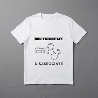 Ketamine Molecule Science Anesthesia Nurse Doctor T-Shirt – Classic T-Shirt in Black