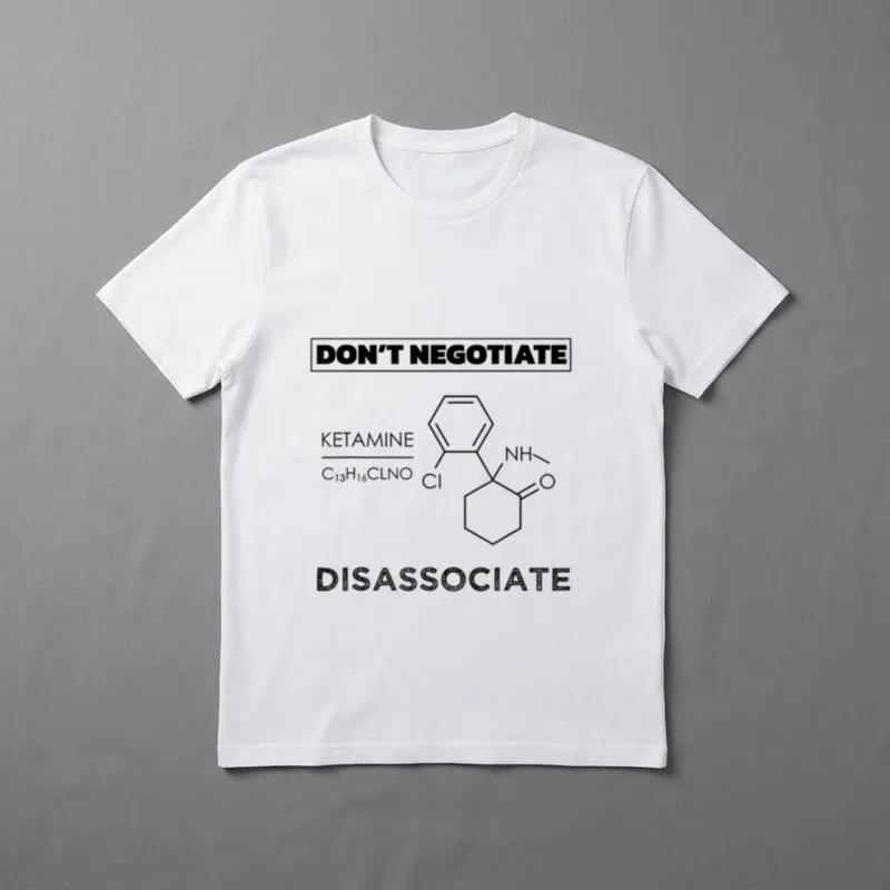 Ketamine Molecule Science Anesthesia Nurse Doctor T-Shirt – Classic T-Shirt in Black