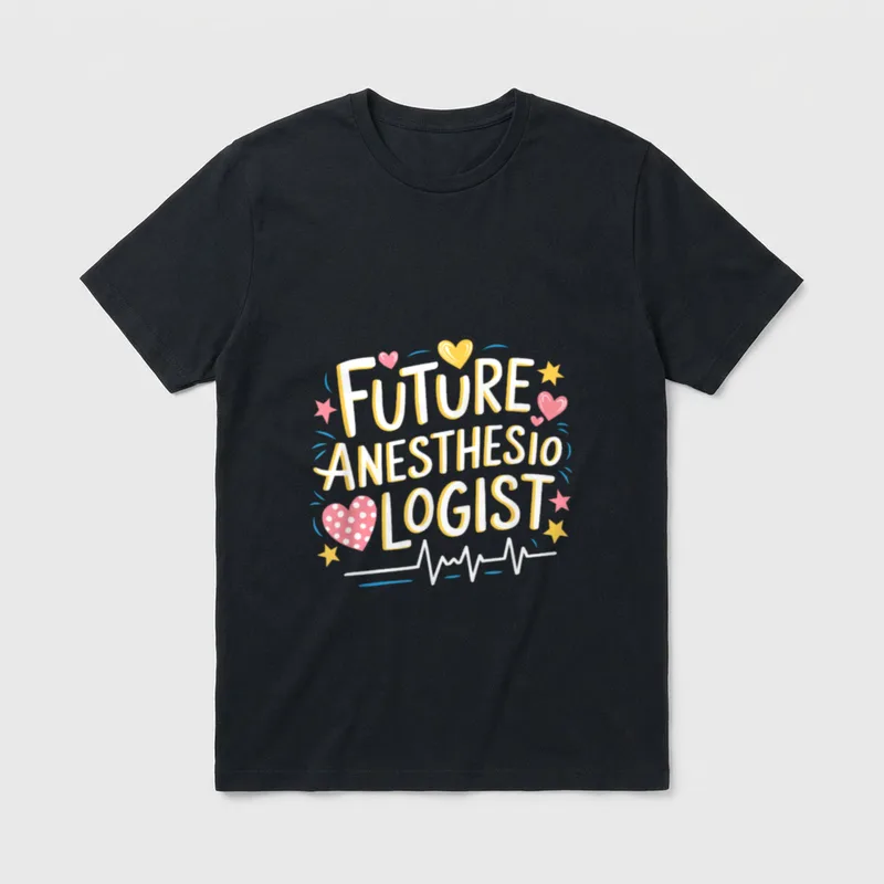 CRNA Nurse Student Future Anesthesiologist T-Shirt – Classic T-Shirt in Black