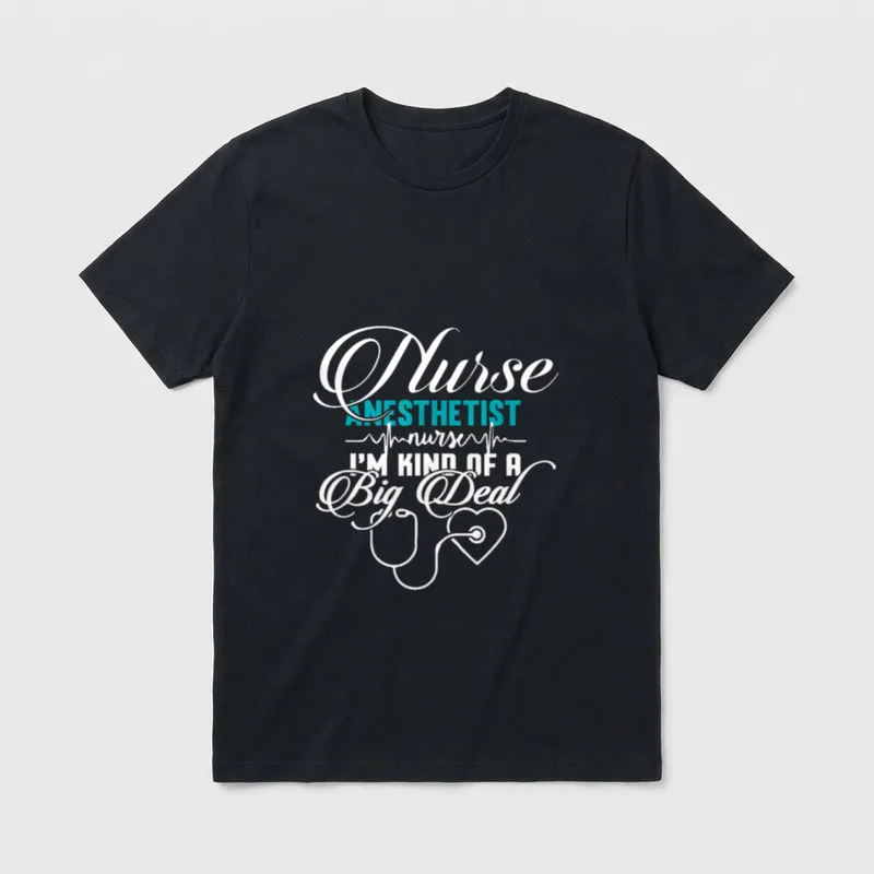 CRNA Nurse Anesthetist Anesthesiologists Pun T-Shirt – Classic T-Shirt in Black