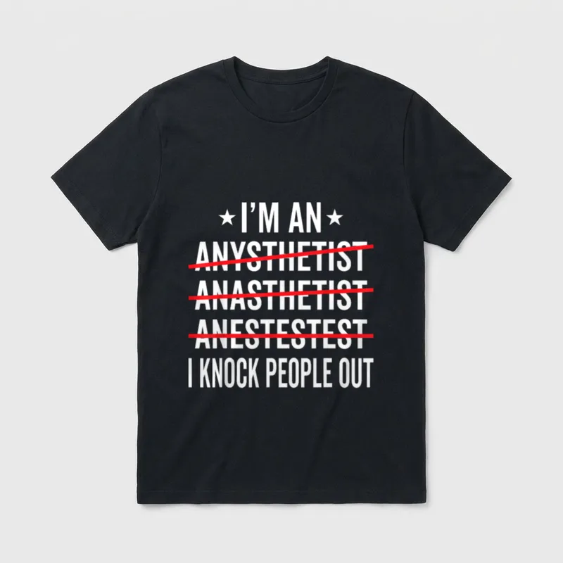 Certified Registered Nurse Anesthetists T-Shirt – Classic T-Shirt in Black