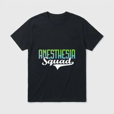 Nurse Anesthetist Anesthesiology T-Shirt – Classic T-Shirt in Black