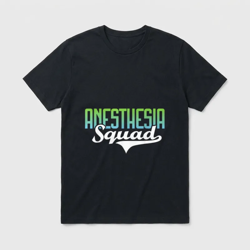 Nurse Anesthetist Anesthesiology T-Shirt – Classic T-Shirt in Black