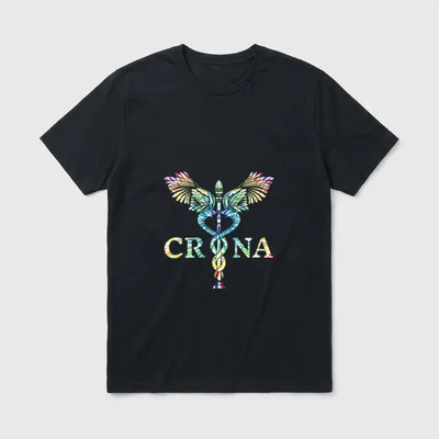 CRNA Registered Nurse Anesthesiologist T-Shirt – Classic T-Shirt in Black