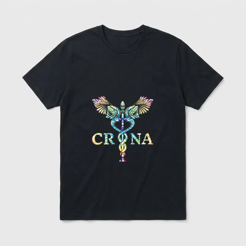 CRNA Registered Nurse Anesthesiologist T-Shirt – Classic T-Shirt in Black
