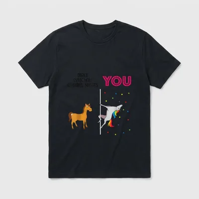 Infection Control Nurse Funny Unicorn T-Shirt – Classic T-Shirt in Black